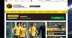 Desktop Screenshot of elfsborg.se