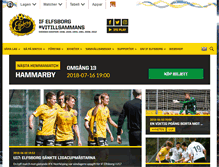 Tablet Screenshot of elfsborg.se